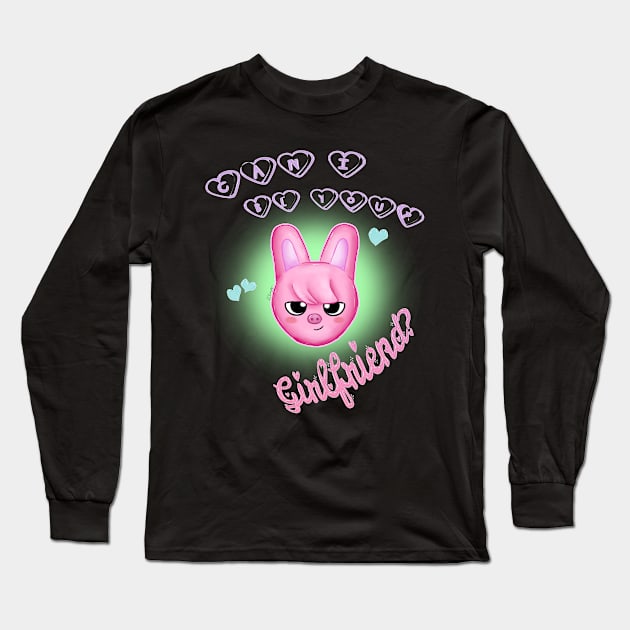 Can I be your Girlfriend? - VALENTINES DAY SKZOO Long Sleeve T-Shirt by LChiaraArt